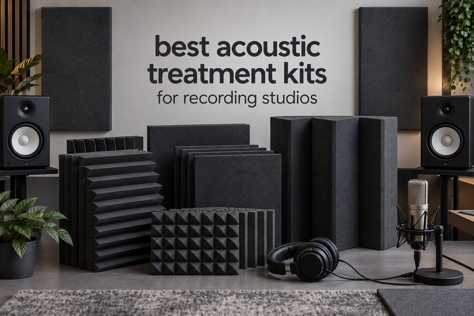 best acoustic treatment kits for recording studios