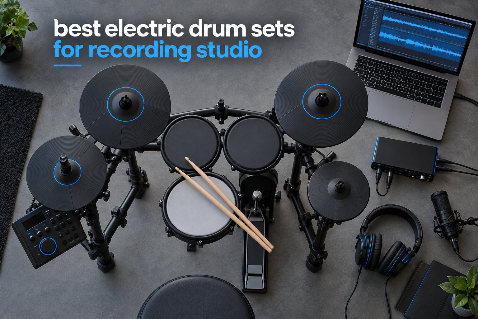 best electric drum sets for recording studio
