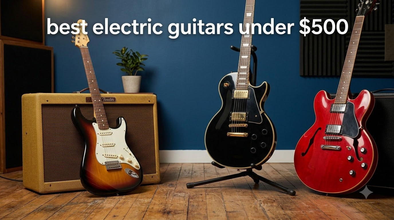 best electric guitars under $500
