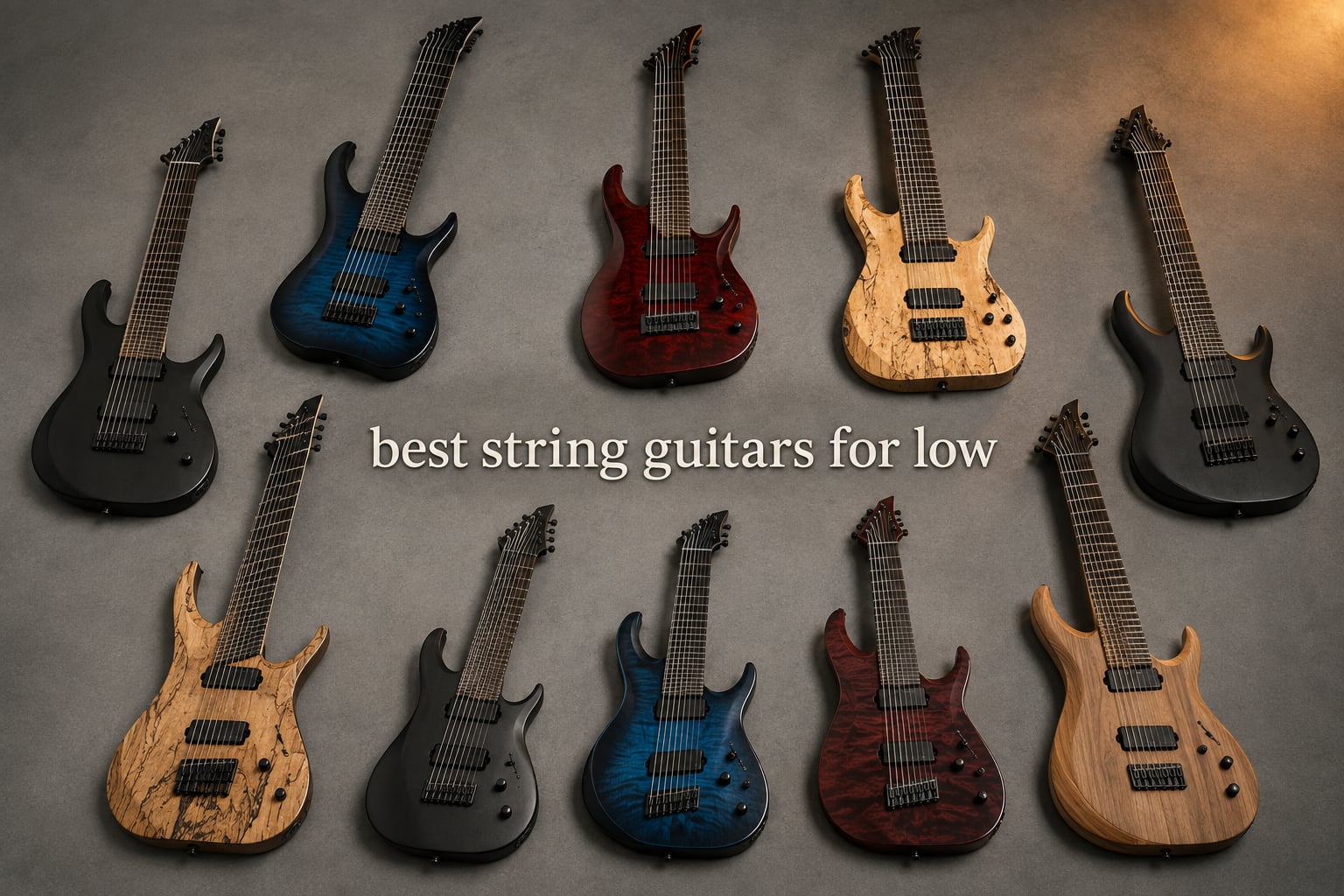 best string guitars for low