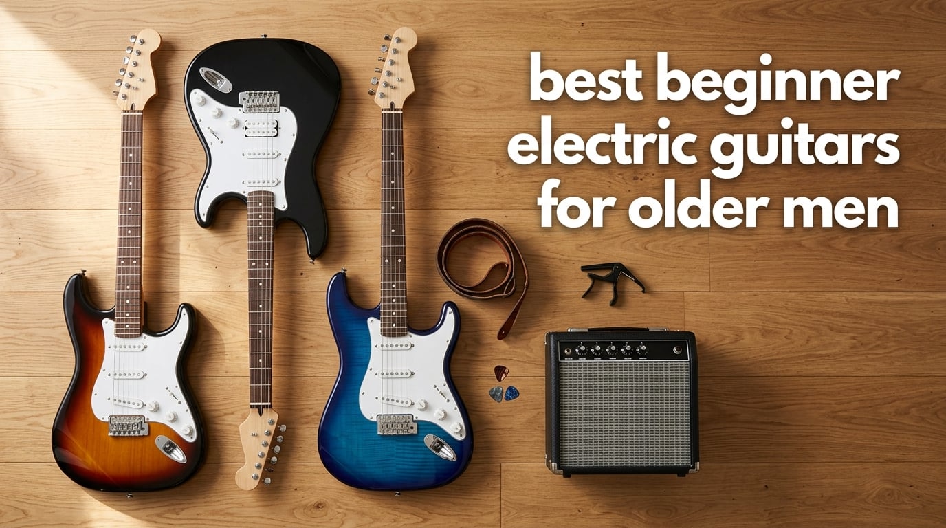 best beginner electric guitars for older men