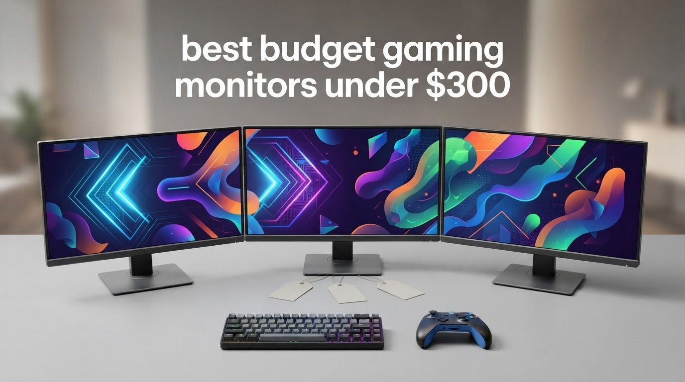 best budget gaming monitors under $300