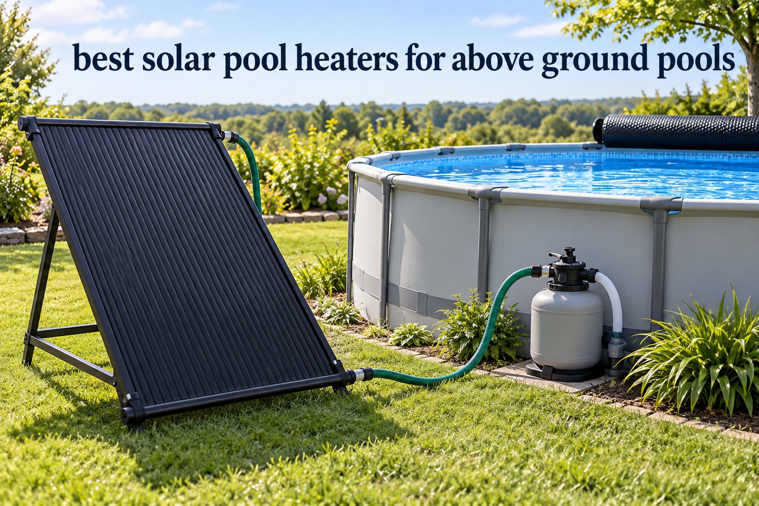 best solar pool heaters for above ground pools