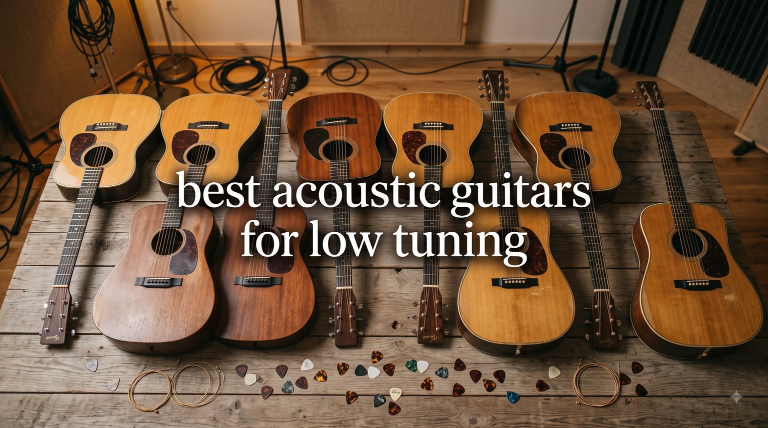 best acoustic guitars for low tuning
