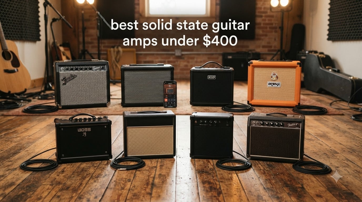 best solid state guitars amps under $400