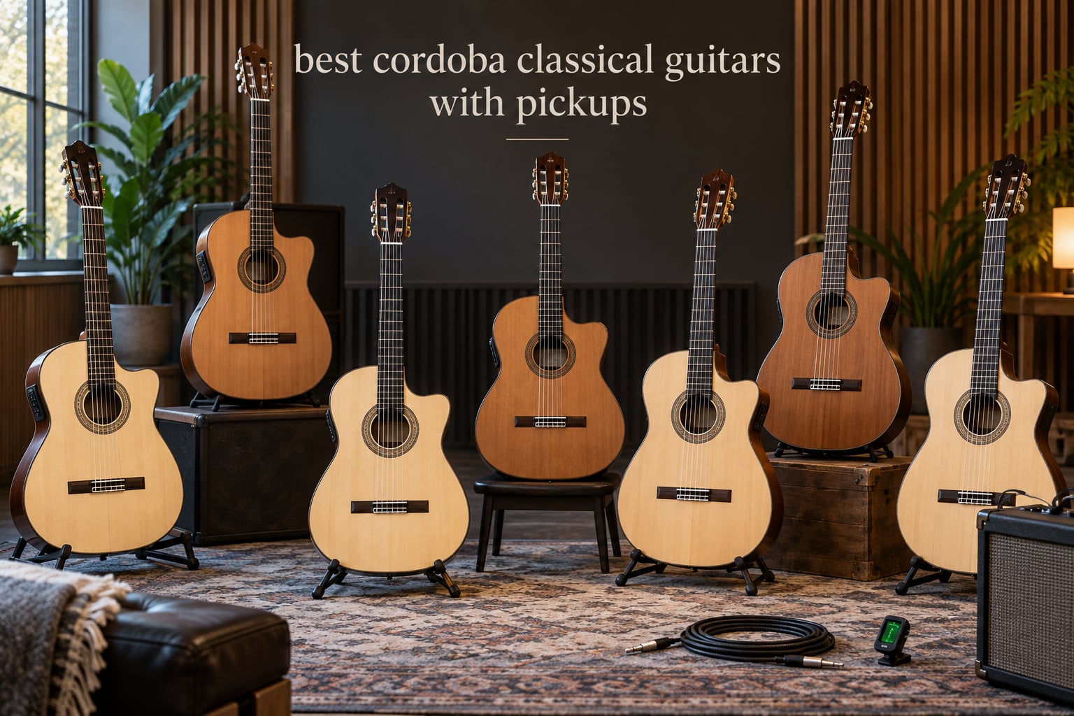 best cordoba classical guitars with pickups