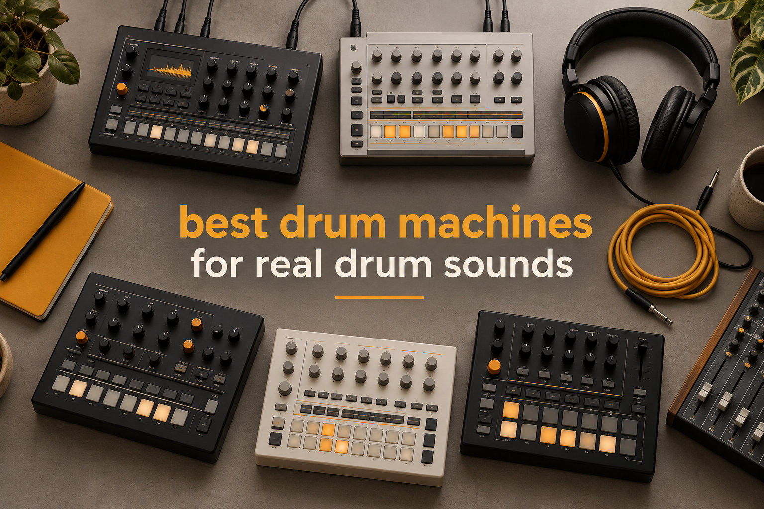 best drum machines for real drum sounds