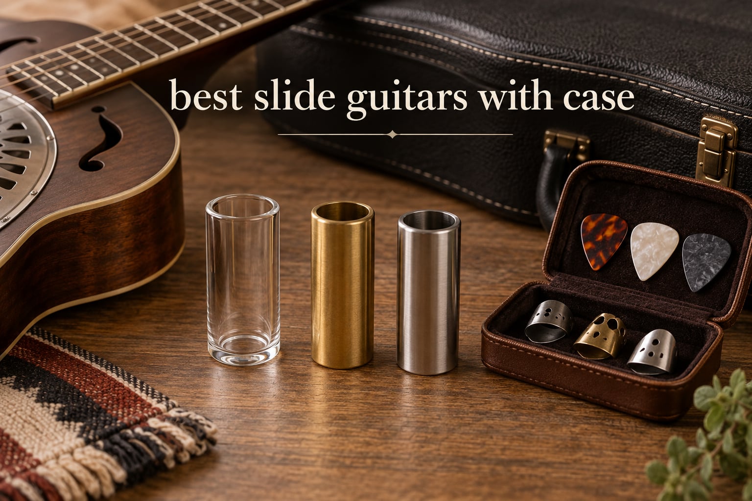 best slide guitars with case