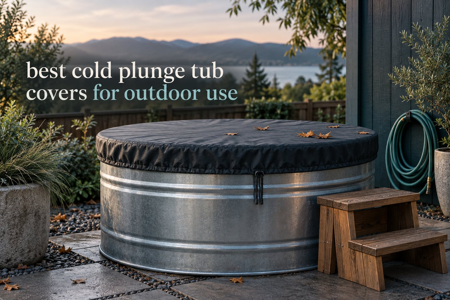 best cold plunge tub covers for outdoor use