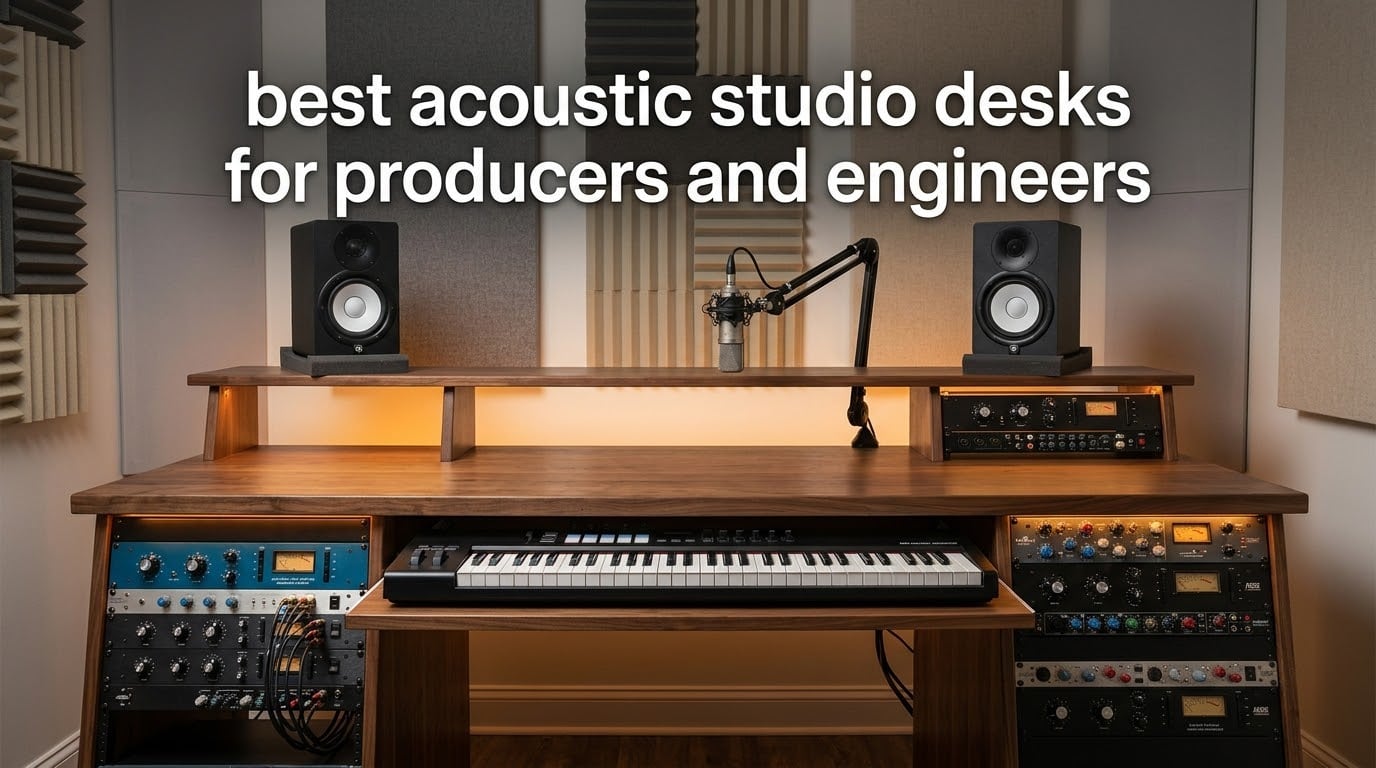 best acoustic studio desks for producers and engineers