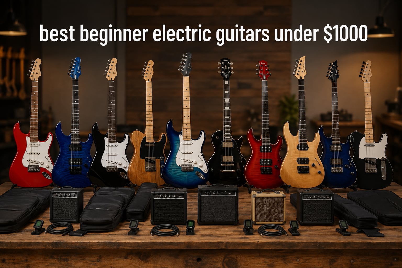 best beginner electric guitars under $1000