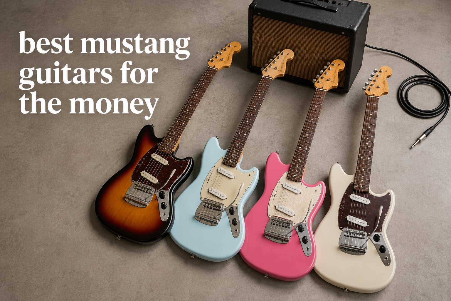 best mustang guitars for the money