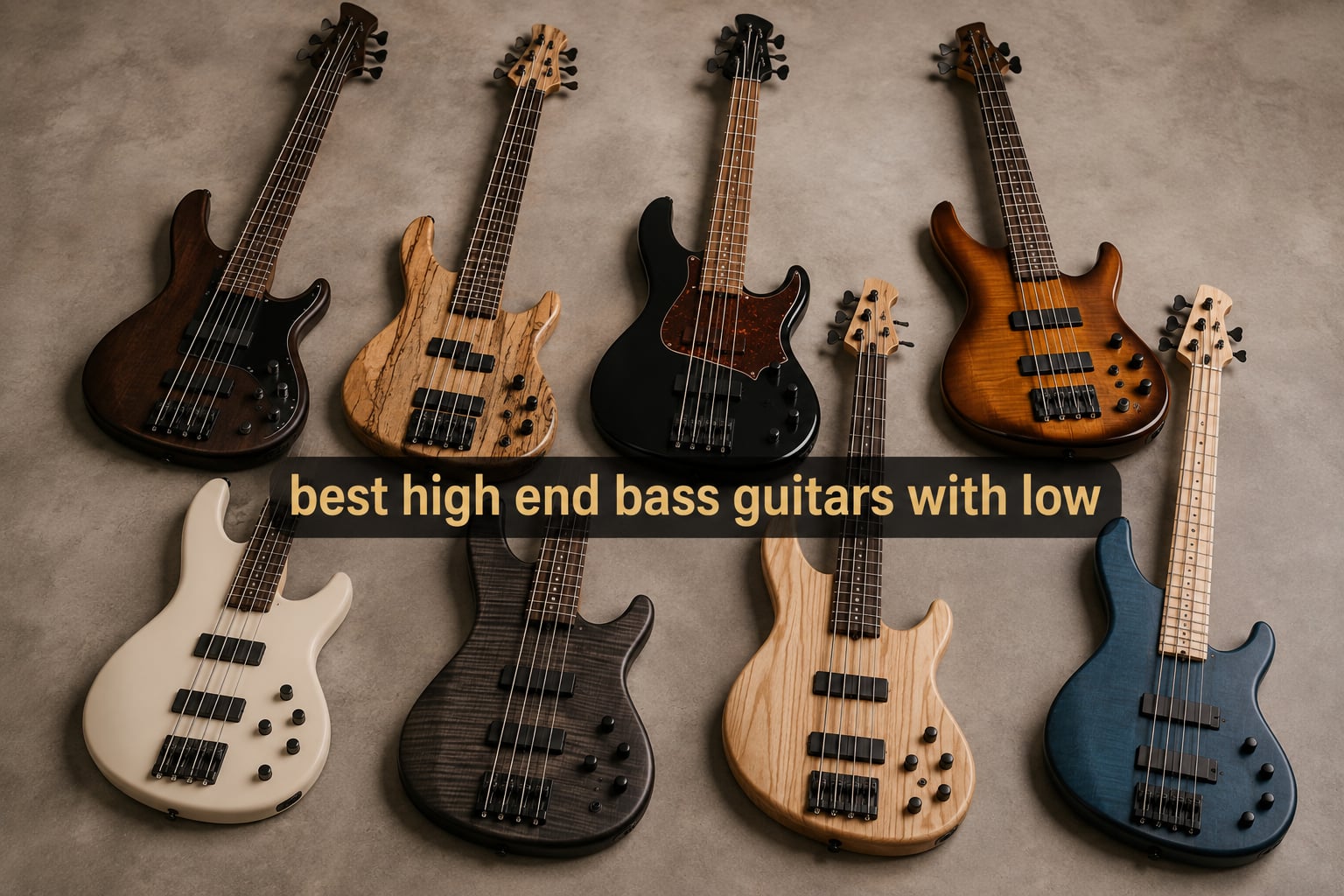 best high end bass guitars with low