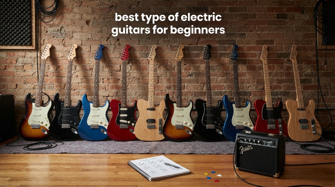 best type of electric guitars for beginners
