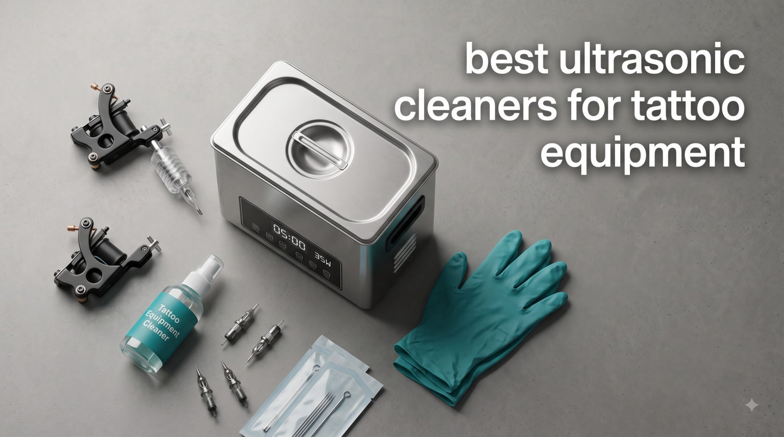 best ultrasonic cleaners for tattoo equipment