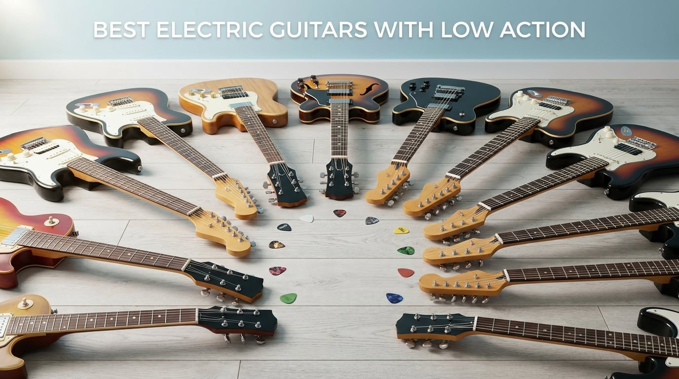 best electric guitars with low action