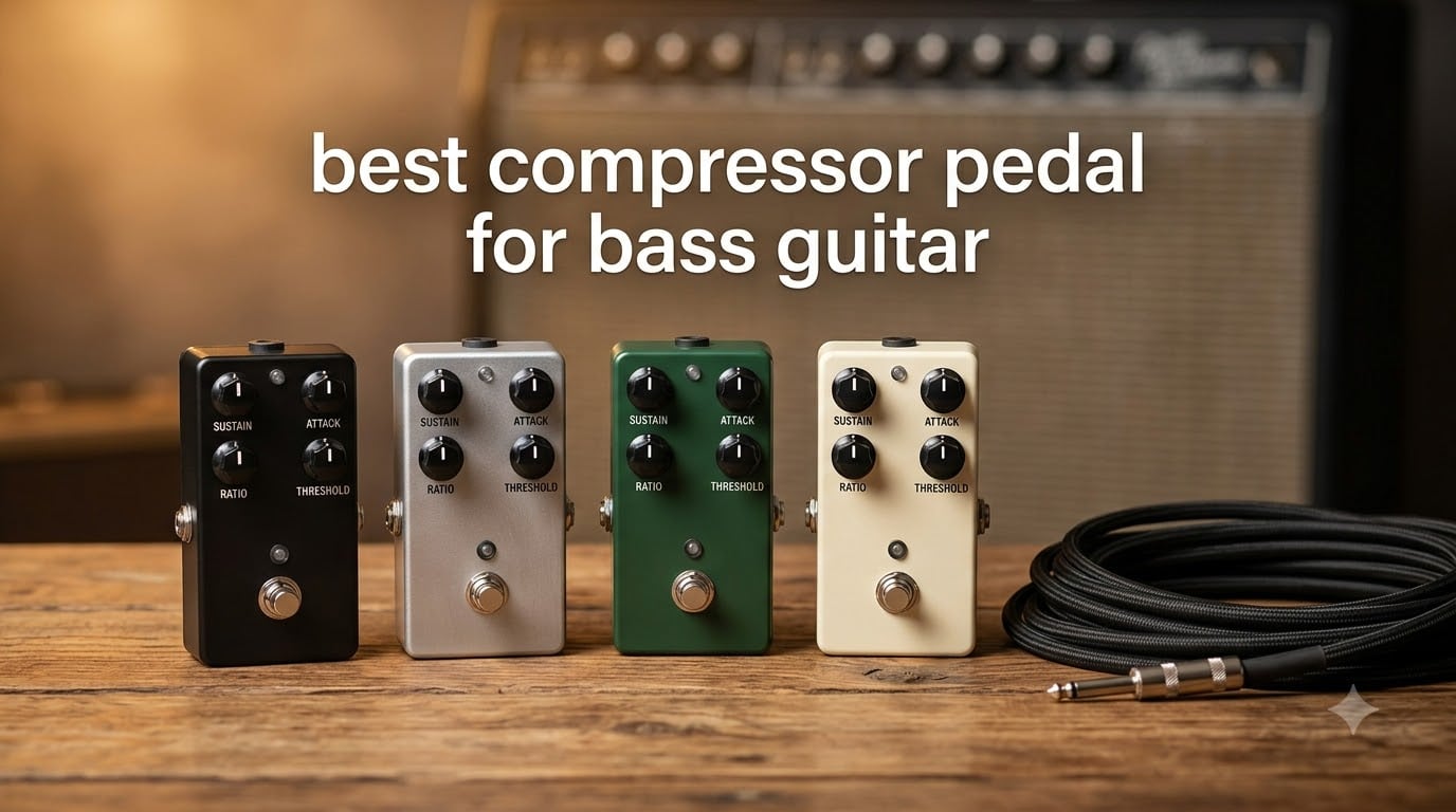 best compressor pedal for bass guitar