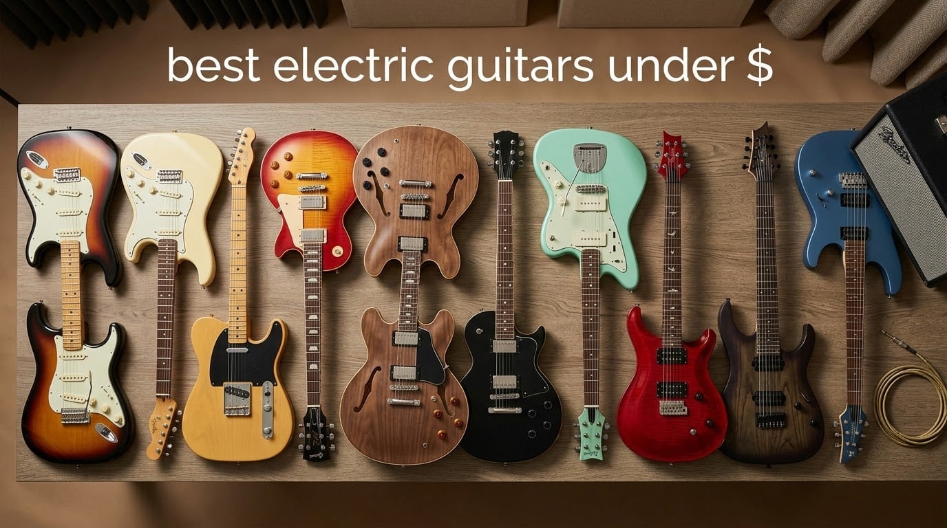 best electric guitars under $