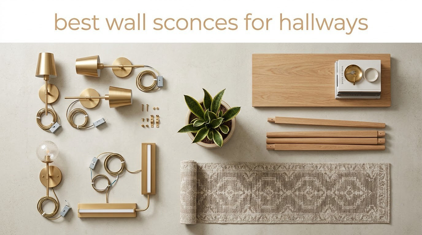 best wall sconces for hallways