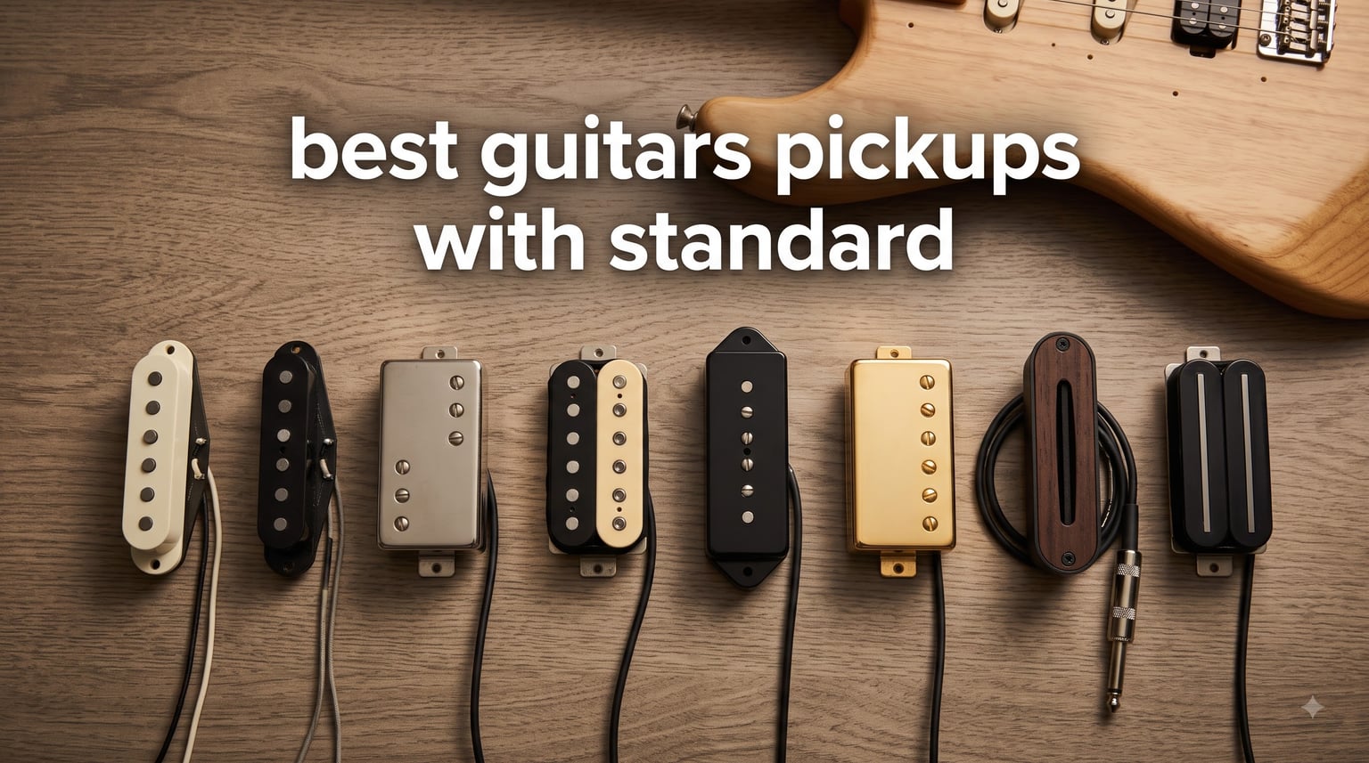 best guitars pickups with standard