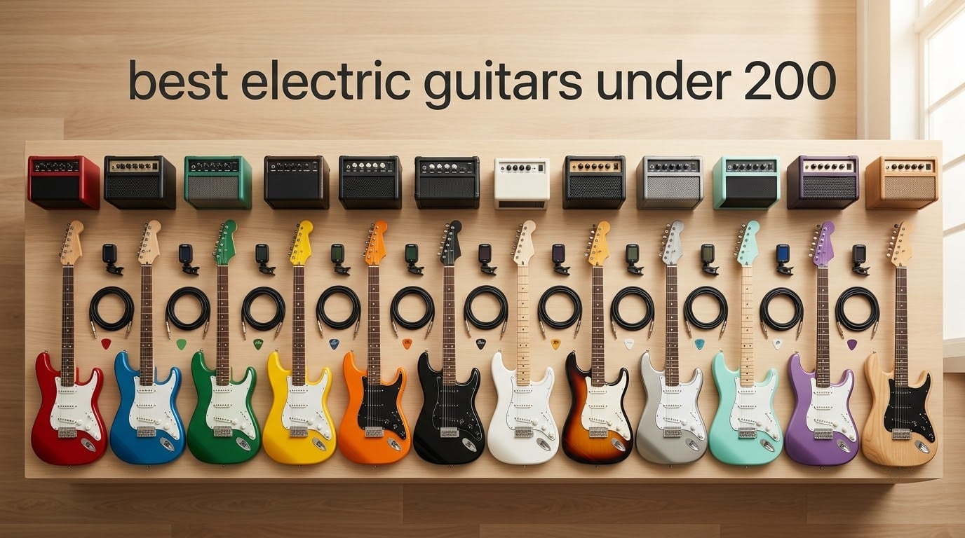 best electric guitars under 200