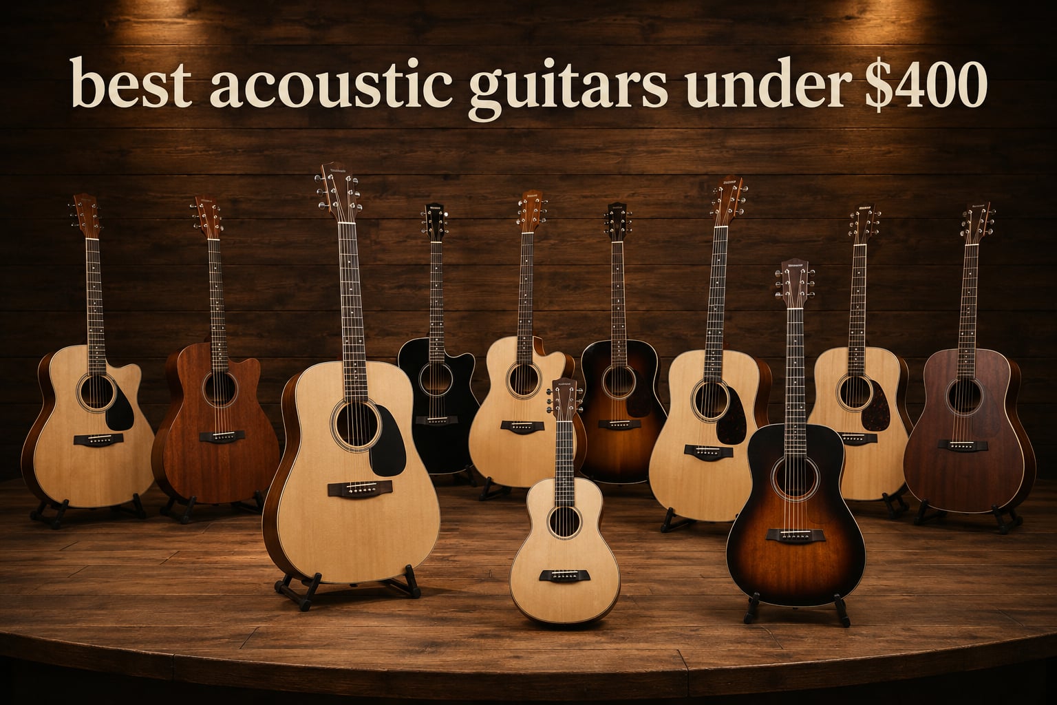 best acoustic guitars under $400