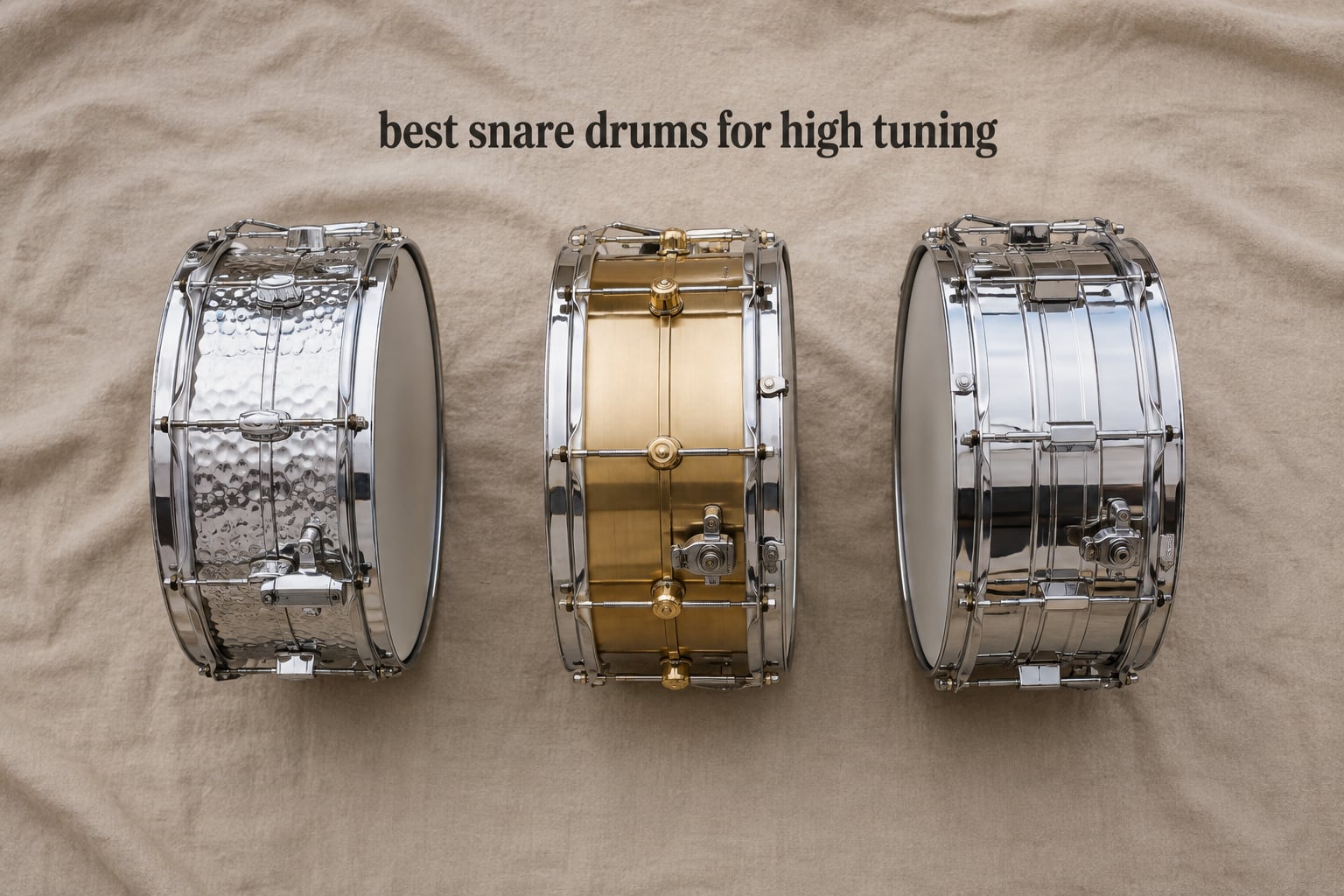 best snare drums for high tuning
