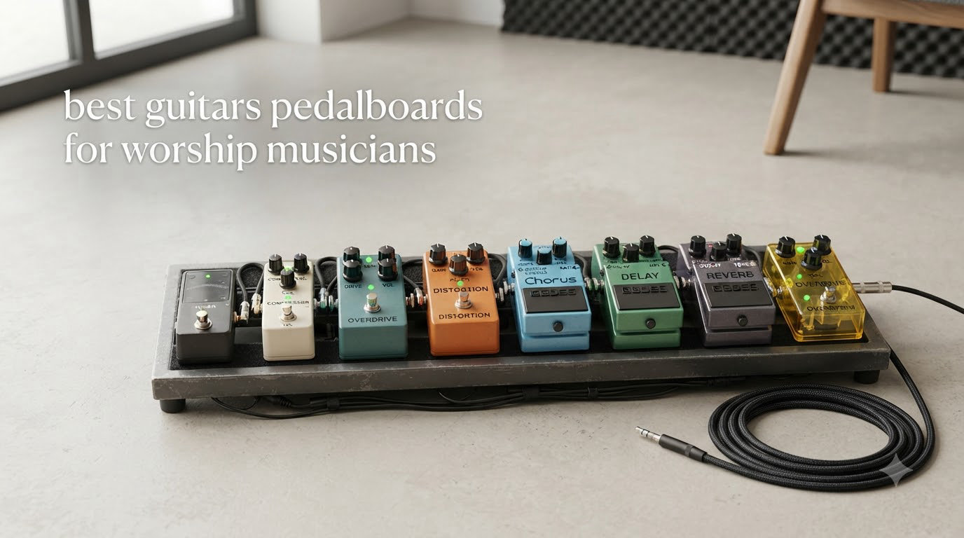 best guitars pedalboards for worship musicians
