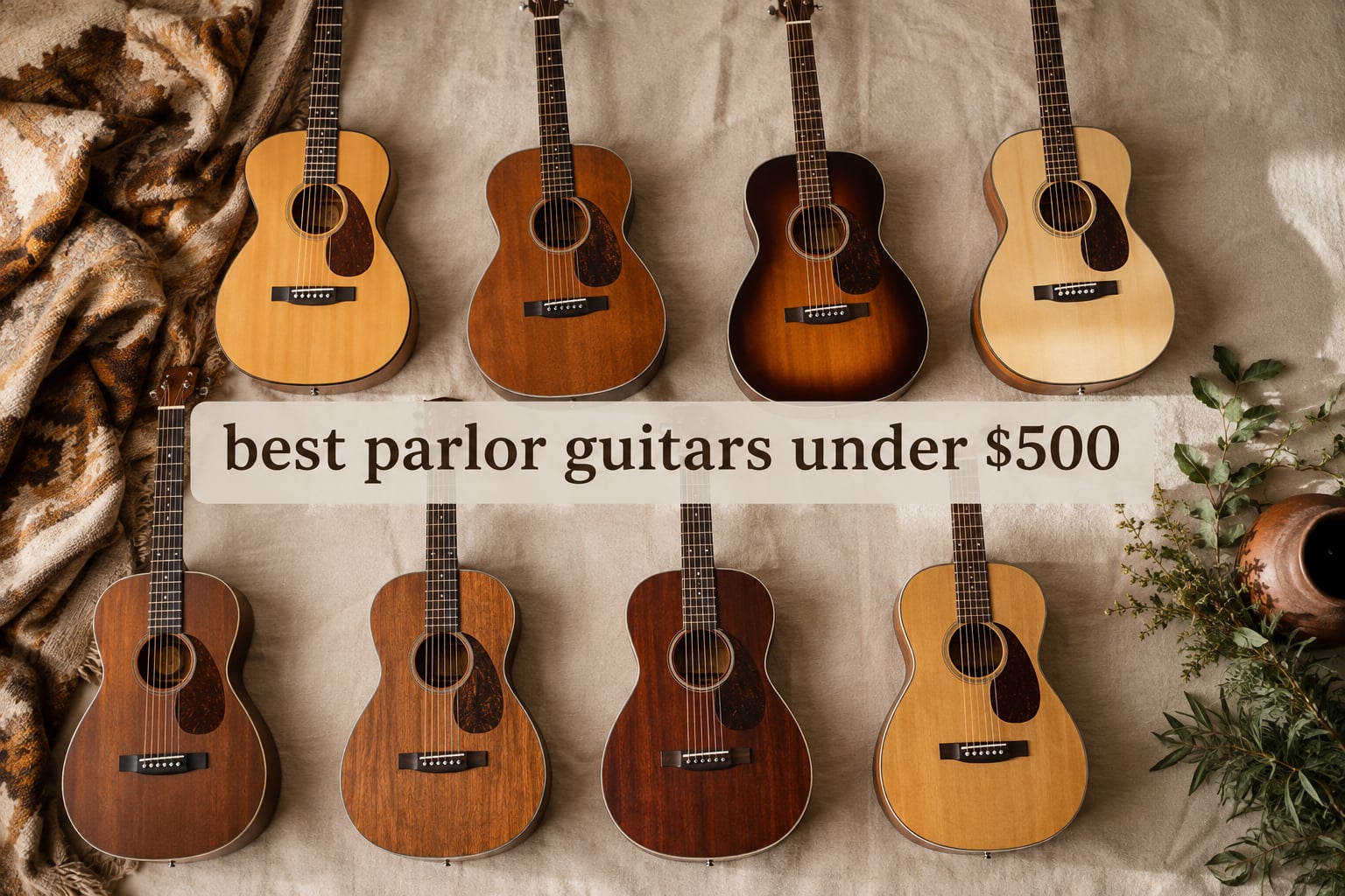 best parlor guitars under $500