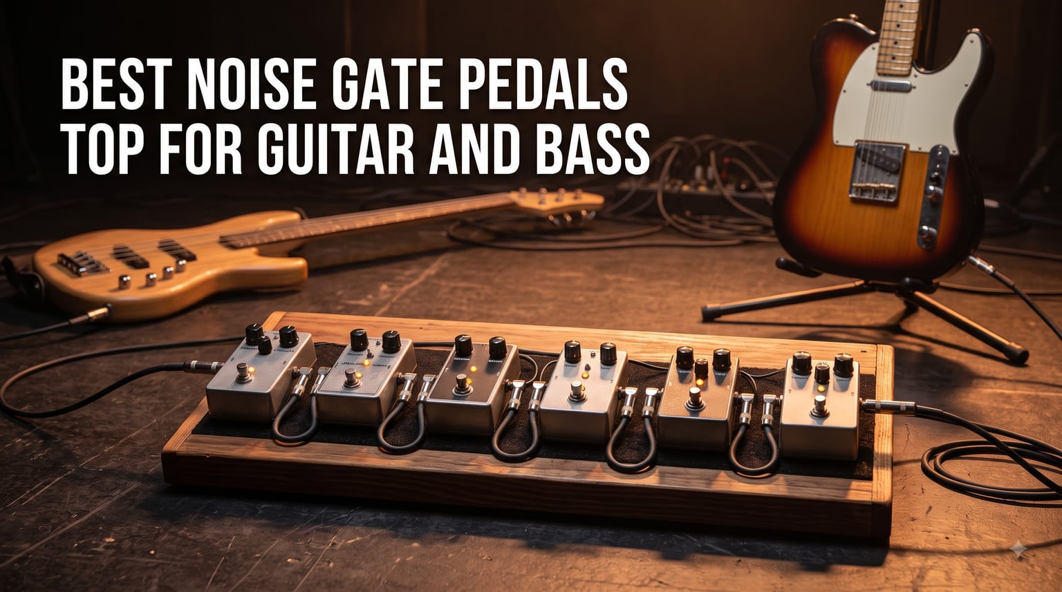 best noise gate pedals top for guitar and bass