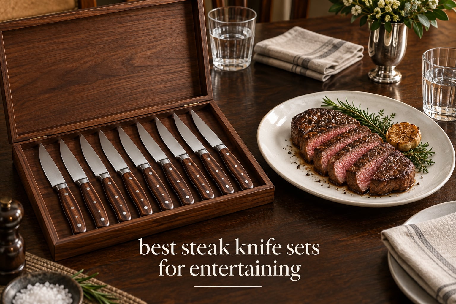 best steak knife sets for entertaining