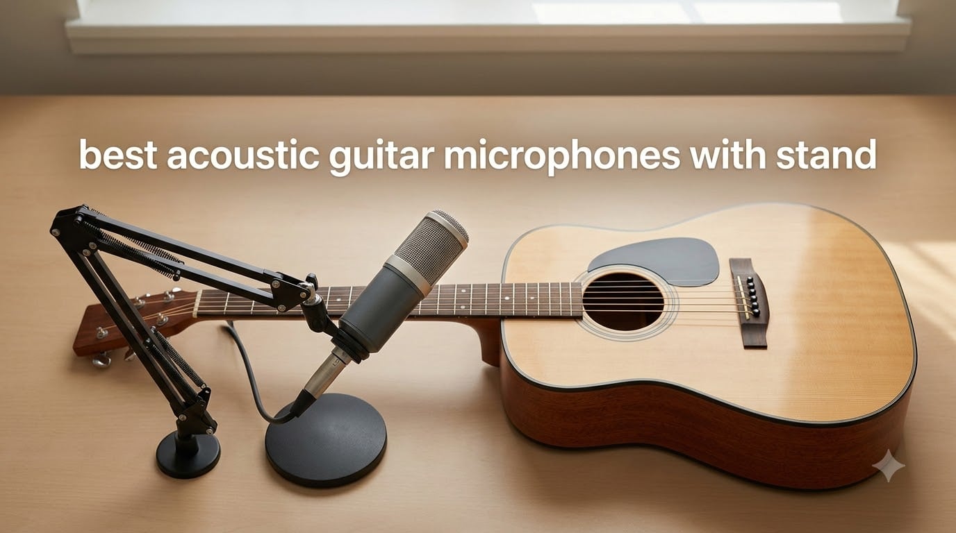 best acoustic guitar microphones with stand