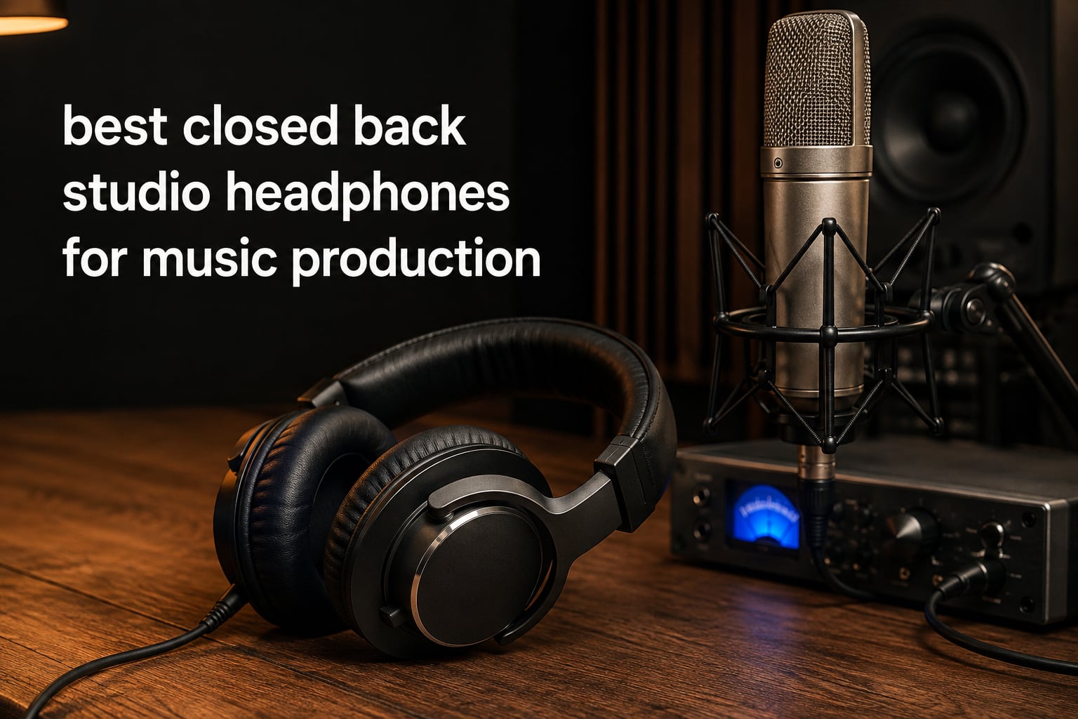 best closed back studio headphones for music production