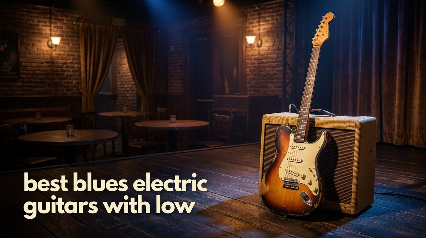 best blues electric guitars with low
