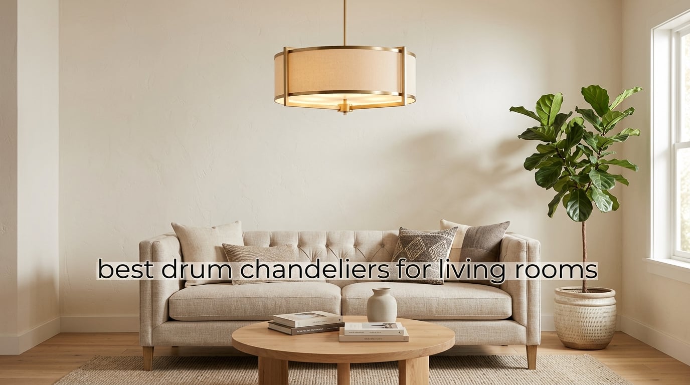 best drum chandeliers for living rooms