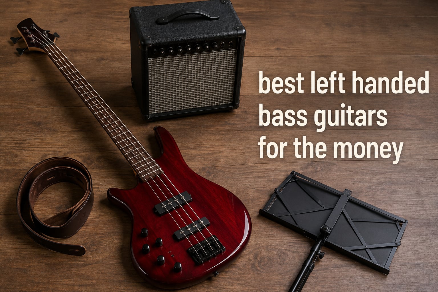 best left handed bass guitars for the money