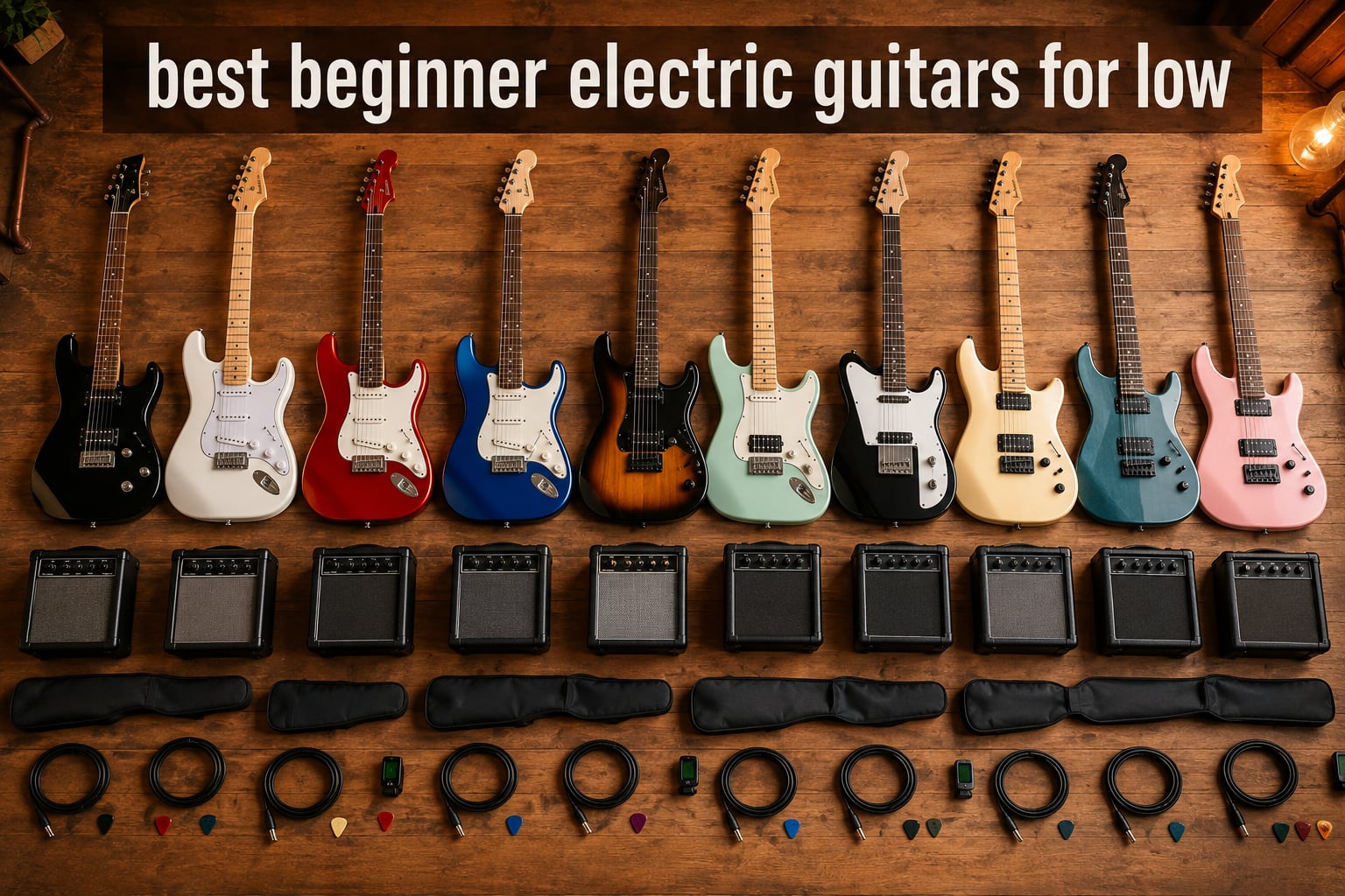 best beginner electric guitars for low