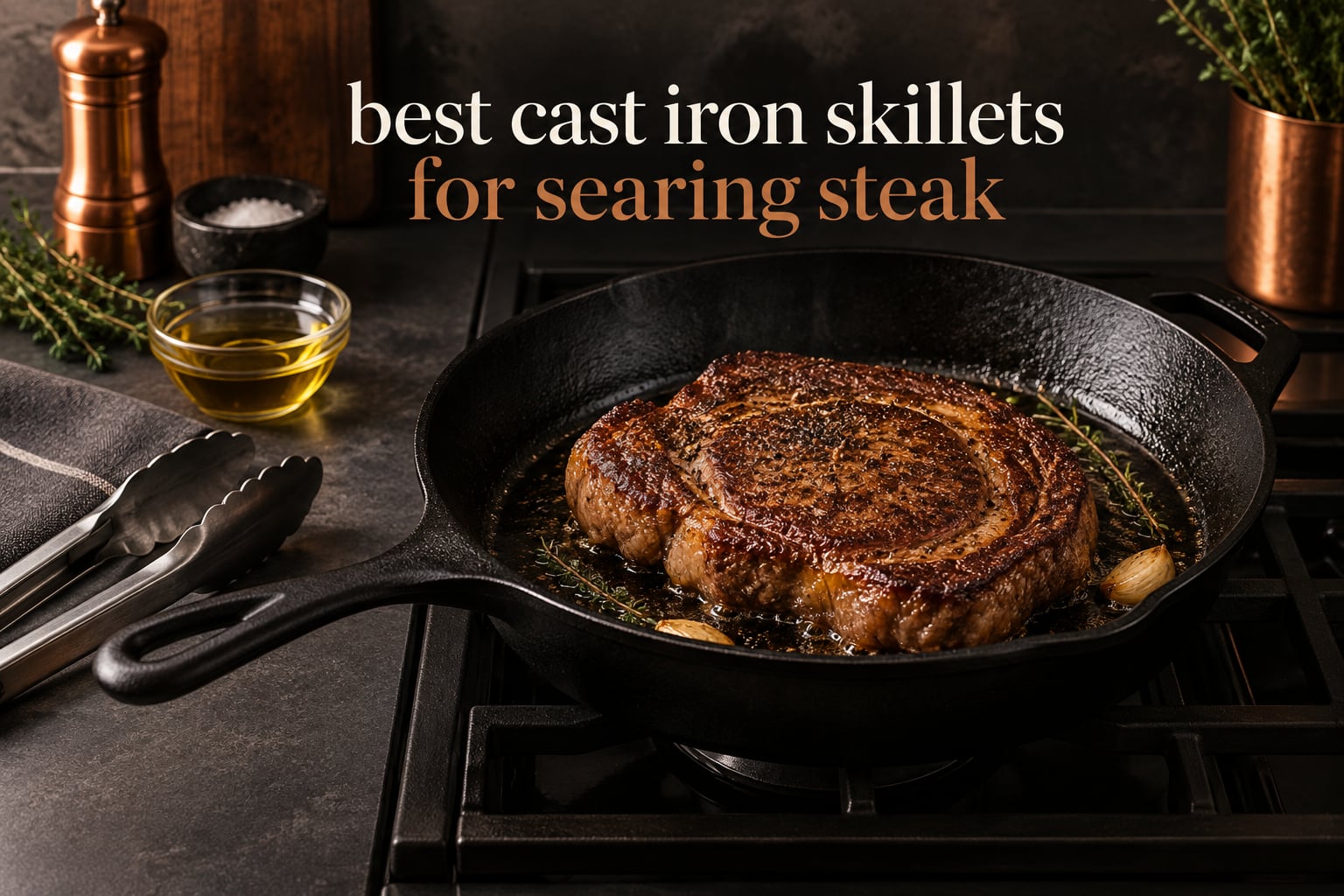 best cast iron skillets for searing steak