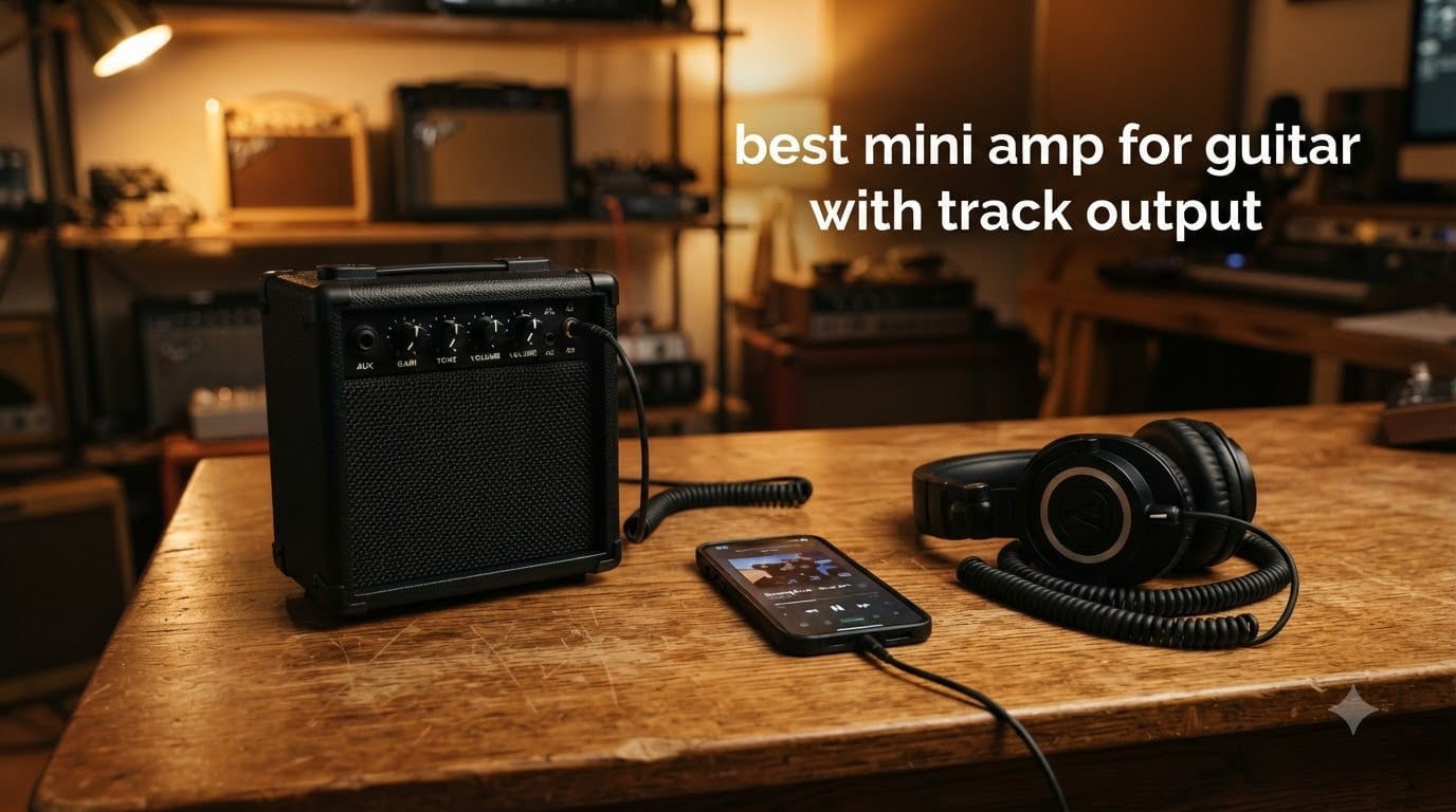 best mini amp for guitar with track output