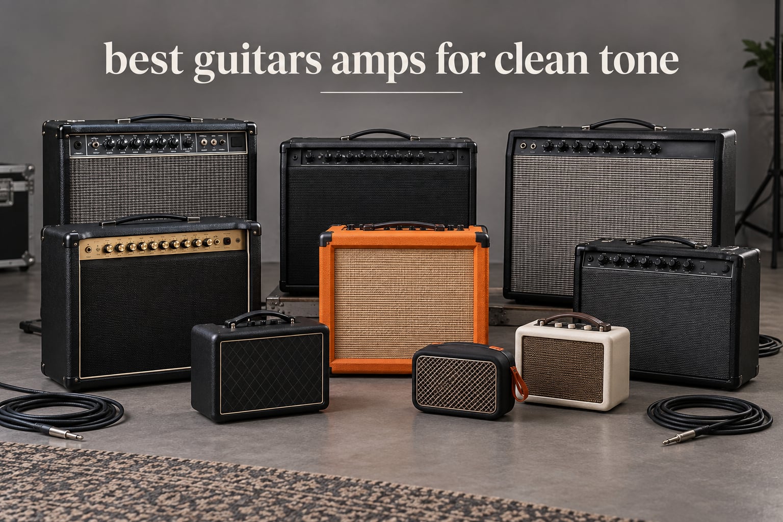 best guitars amps for clean tone