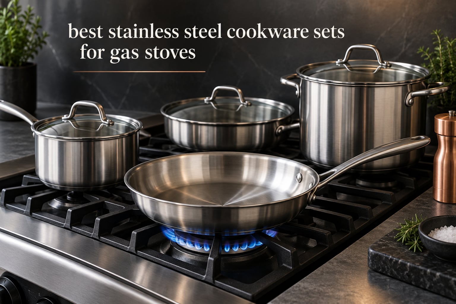 best stainless steel cookware sets for gas stoves