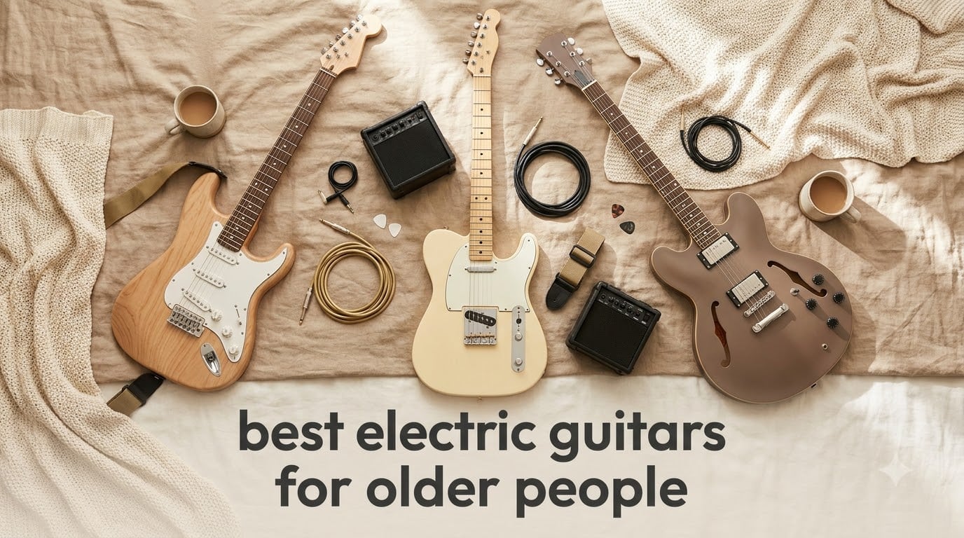 best electric guitars for older people