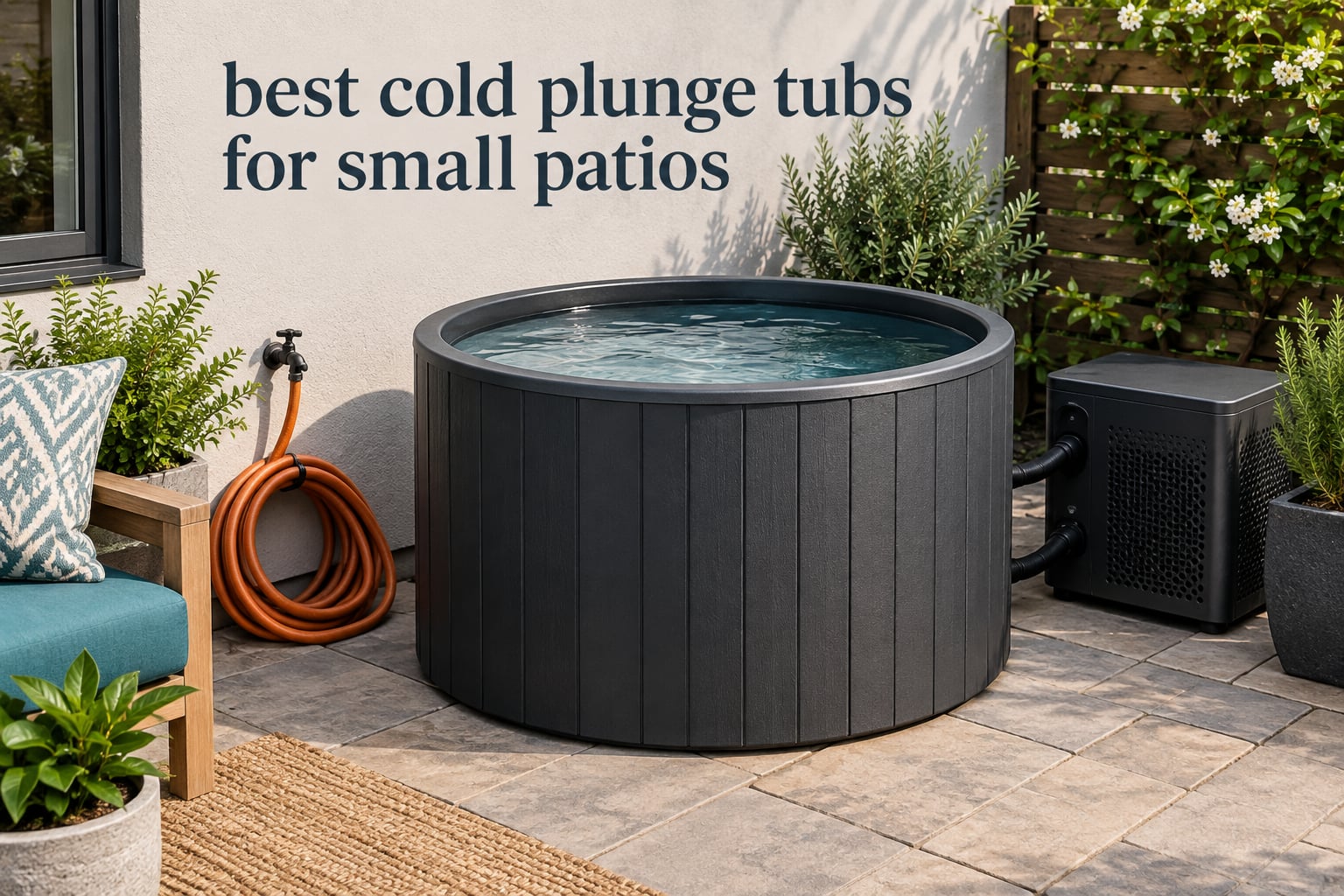 best cold plunge tubs for small patios