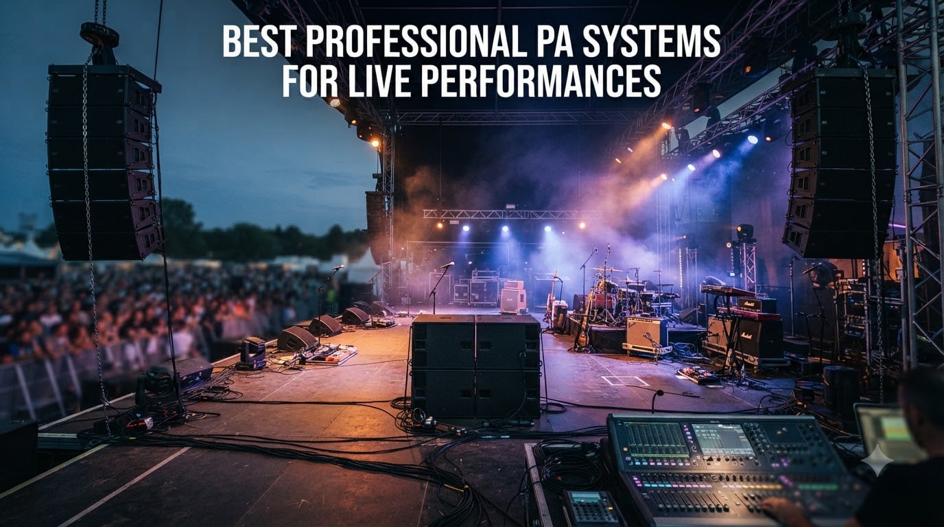 best professional pa systems for live performances