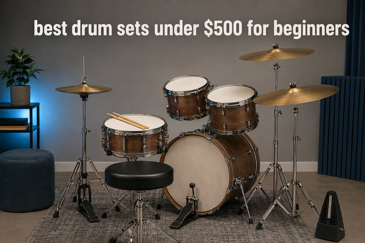 best drum sets under $500 for beginners