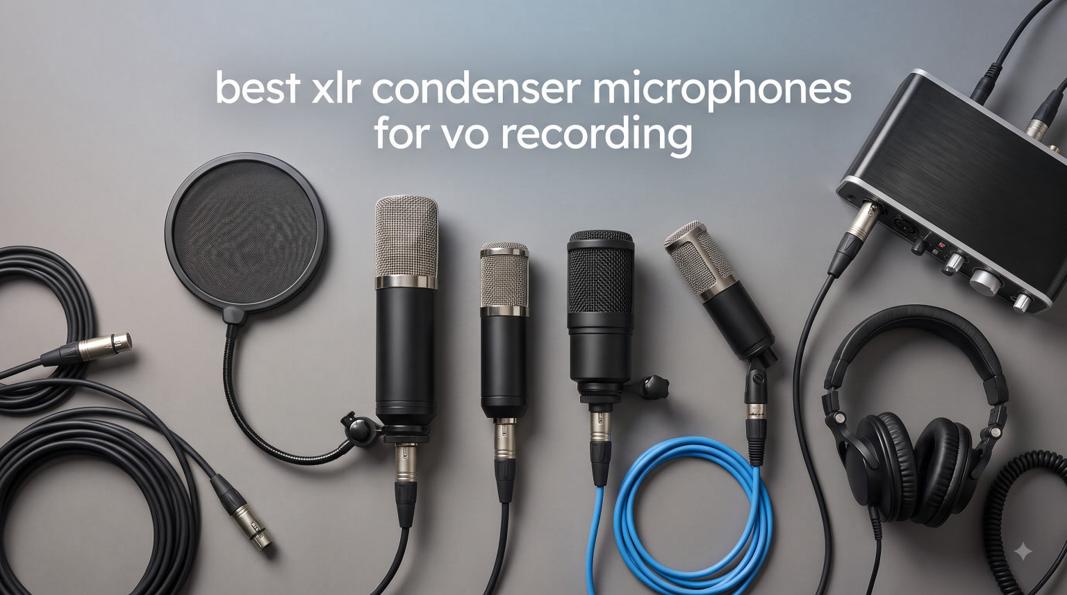 best xlr condenser microphones for vo recording