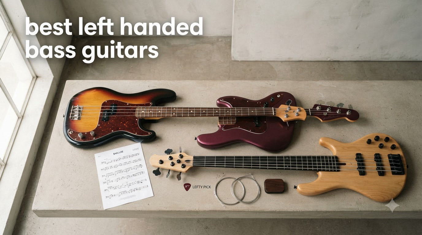 best left handed bass guitars