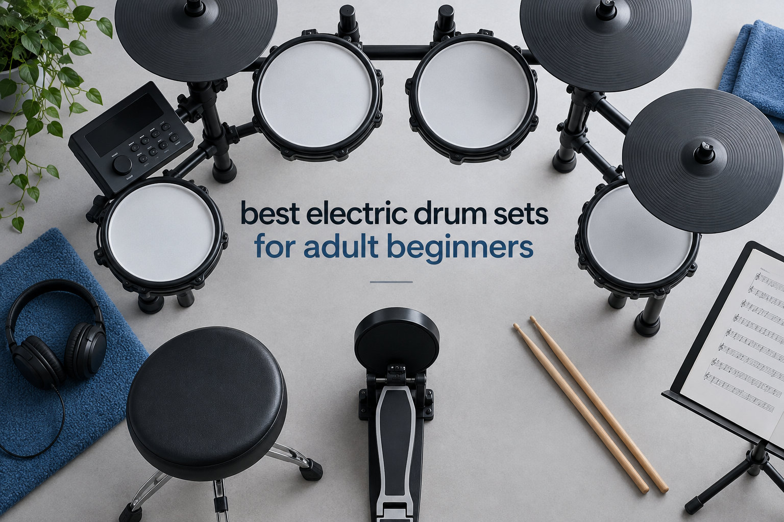 best electric drum sets for adult beginners