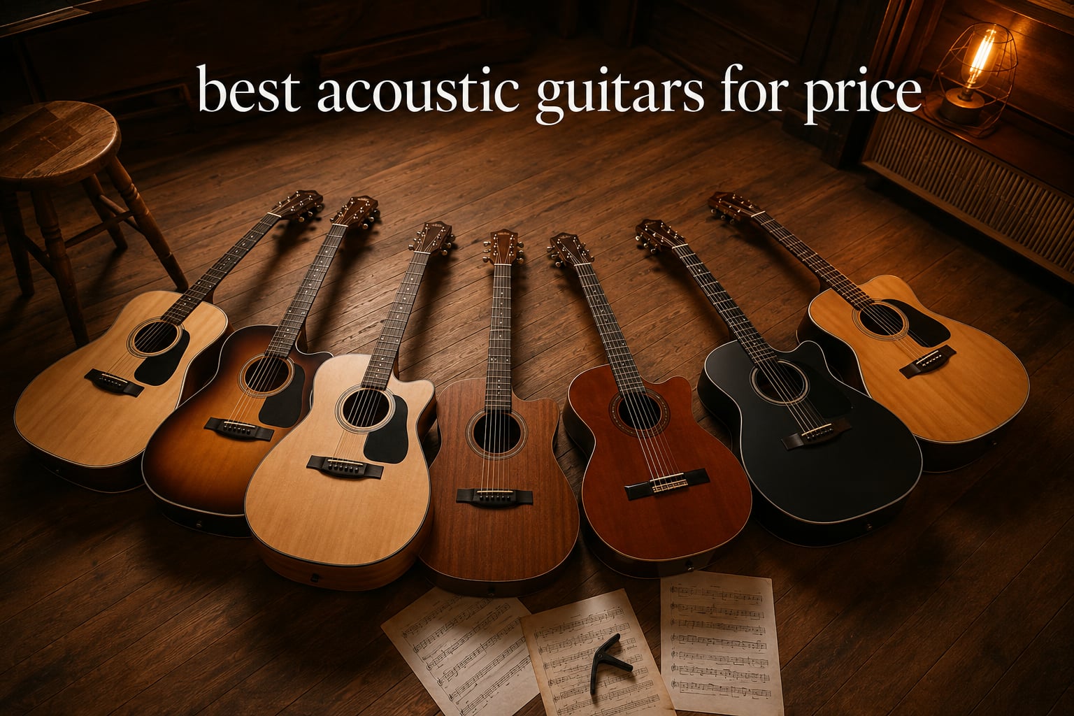 best acoustic guitars for price