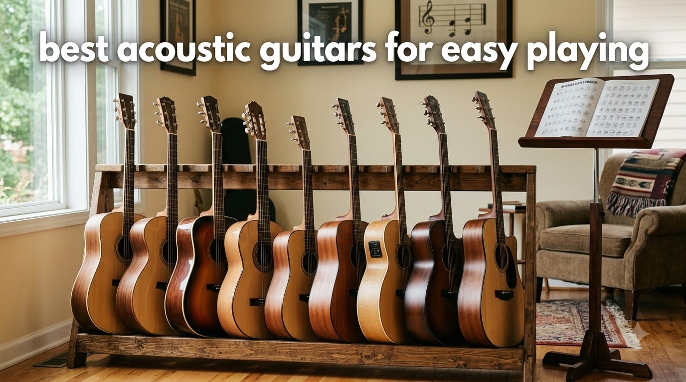 best acoustic guitars for easy playing